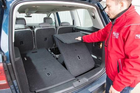 VW Sharan 1.4 TSI, Kofferraum, Sitze umklappen