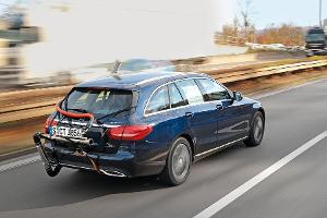 Abgastest auf der Strae, Mercedes C-Klasse, AMS2515