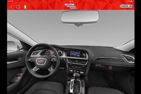 auto motor und sport im 360°-View, App für Tablets, Neuwagen