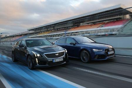 Audi RS 7 Sportback Performance, Cadillac CTS-V, Frontansicht