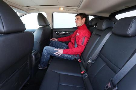 Nissan Qashqai 1.2 DIG-T, Fondsitz, Beinfreiheit