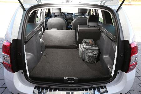 Dacia Duster, Kofferraum, Ladefläche