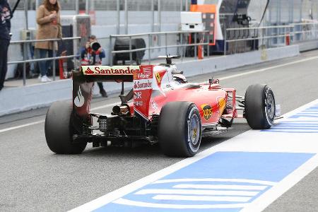 Kimi Rikknen - Ferrari - Formel 1-Test - Barcelona - 25. Februar 2016