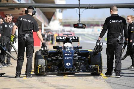 Kevin Magnussen - Renault F1 - Formel 1-Test - Barcelona - 25. Februar 2016