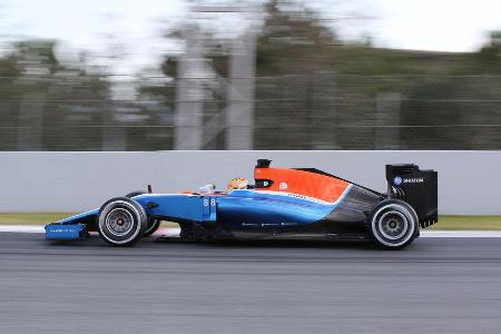 Rio Haryanto - Manor - Formel 1-Test - Barcelona - 25. Februar 2016