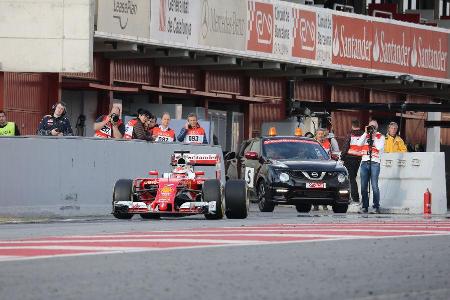 Kimi Rikknen - Ferrari - Formel 1-Test - Barcelona - 25. Februar 2016