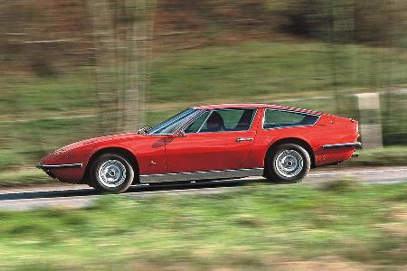 Maserati Indy, Seitenansicht