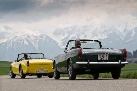 Daimler SP 250, Sunbeam Alpine, Heckansicht