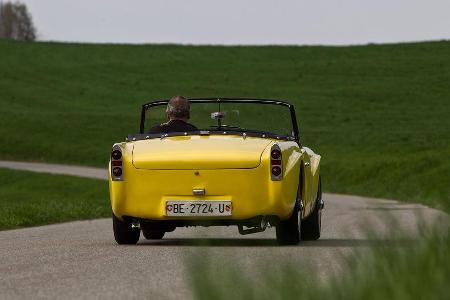 Daimler SP 250, Heckansicht
