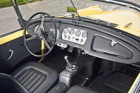 Daimler SP 250, Lenkrad, Cockpit