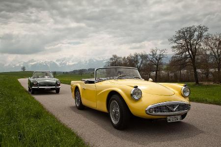Daimler SP 250, Sunbeam Alpine, Frontansicht