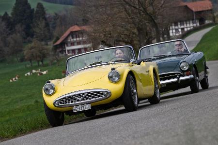 Daimler SP 250, Sunbeam Alpine, Frontansicht