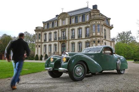 Bugatti 57 C Vanvooren, Seitenansicht