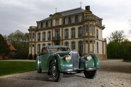 Bugatti 57 C Vanvooren, Frontansicht