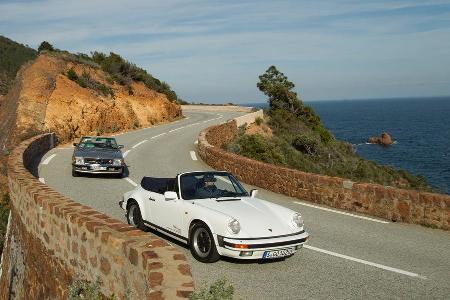 Mercedes 500 SL, Porsche 911 Carrera Cabriolet, Cte dAzur