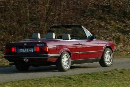 Einkaufsfhrer, BMW E30 Cabrio, Heck