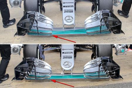 Mercedes Nase - Barcelona Test - 2016