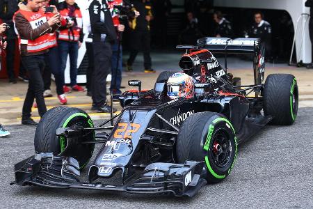 Jenson Button - McLaren - Formel 1-Test - Barcelona - 22. Februar 2016
