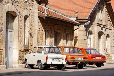 Skoda 105 L, Trabant 601 L, Wartburg 353 W, Heckansicht