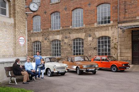 Skoda 105 L, Trabant 601 L, Wartburg 353 W, Frontansicht