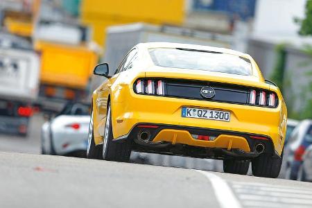 Ford Mustang GT 5.0 Ti-VCT V8, Heckansicht