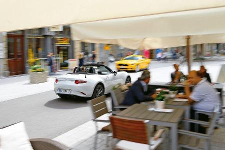 Mazda MX5 Skyaktiv G 131, Heckansicht