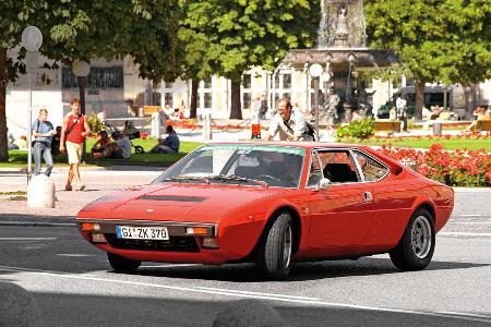 Ferrari 308 GT4, Seitenansicht