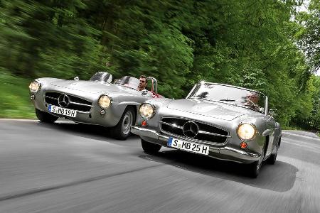 Mercedes 190 SL und 190 SLR, Fronansicht