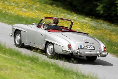 Mercedes 190 SL, Heckansicht