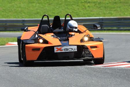 Klein, leicht, radikal, schnell - Der Flitzer des Motorradherstellers KTM zieht die Blicke auf sich.