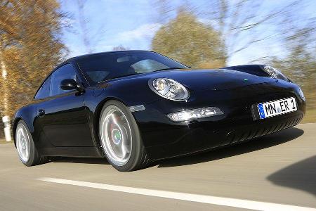 Porsche-Spezialist Ruf baut einen elektrobetriebenen Prototypen auf Elfer-Basis auf.