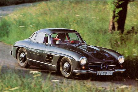 30 Jahre Motor Klassik, Titelgeschichte 01-1984, Mercedes 300 SL, BMW 507, Porsche 356 A Carrera GS