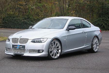 Auf Basis des BMW E92 hat Hartge sein H50 Coupé gebaut. Neben umfangreichen Karosserieänderungen ...