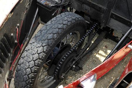 Morgan Super Sports, Hinterradschwinge