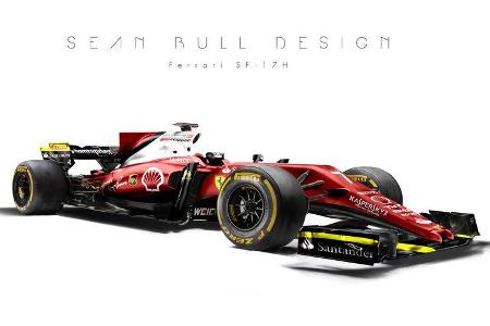 Ferrari - F1-Designs 2017 - Sean Bull - Formel 1
