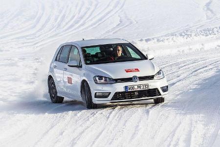 Winterreifentest 2014, Größe 205/55 R 16, VW Golf R