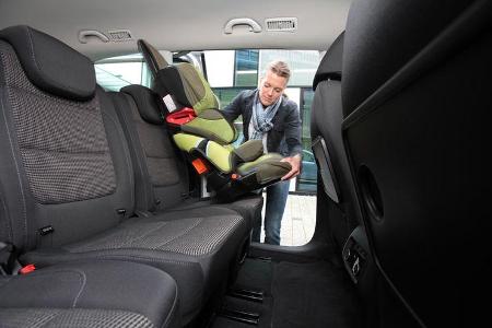 VW Sharan, Fond, Rückbank