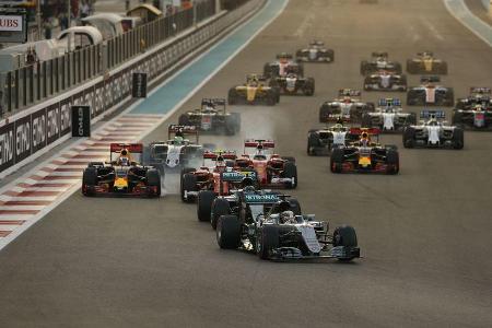 Hamilton - Rosberg - GP Abu Dhabi 2016 - Formel 1