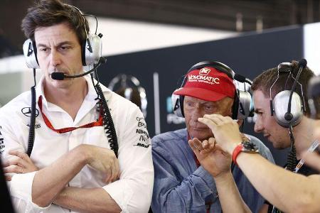 Wolff - Lauda - GP Abu Dhabi 2016 - Formel 1