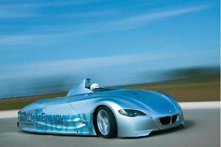 BMW Elektroautos, Ökoautos, BMW H2R, Wasserstoff, Rekordfahrzeug