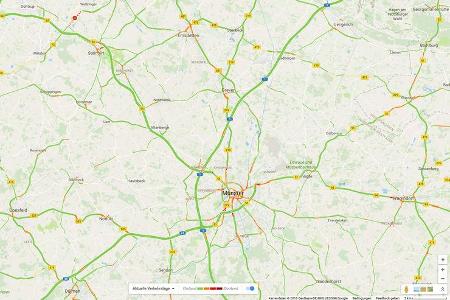 Inrix Stauschwerpunkte