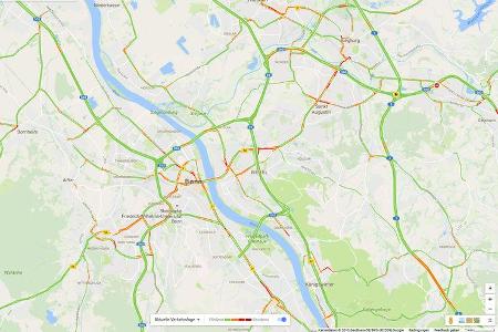 Inrix Stauschwerpunkte