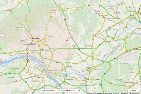Inrix Stauschwerpunkte