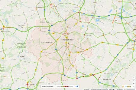 Inrix Stauschwerpunkte