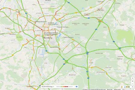 Inrix Stauschwerpunkte