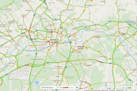 Inrix Stauschwerpunkte