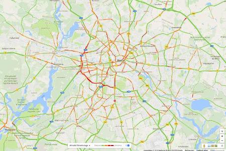 Inrix Stauschwerpunkte