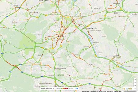 Inrix Stauschwerpunkte