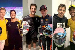 Daniel Ricciardo - GP Abu Dhabi - Helmtausch 2019