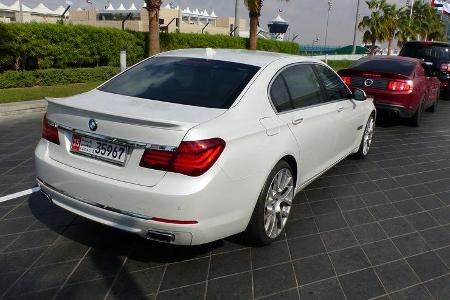 BMW 7er - GP Abu Dhabi - Carspotting 2015